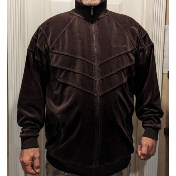 Vintage / retro 1990s Sean John Velour Track Lightweight Jacket Mens Size XXL - Picture 1 of 10